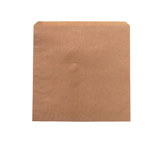 Paper Bag Brown 240 x 240mm 500/Pkt