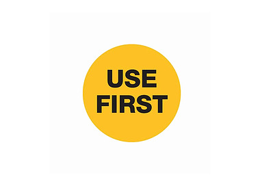 Daydot Removable Use First 40mm Circle 500/Roll