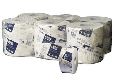 Tork Soft Mini Jumbo Toilet Roll 2Ply 200m 12/Ctn