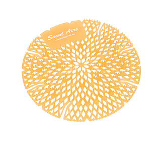 Urinal Screen Sunburst/Mango (Light Orange) 10/Pkt