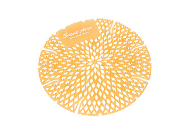 Urinal Screen Sunburst/Mango (Light Orange) 10/Pkt