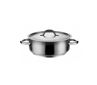 Stainless Steel Pujadas Casserole With Cover 300 x 120mm 8.4Ltr