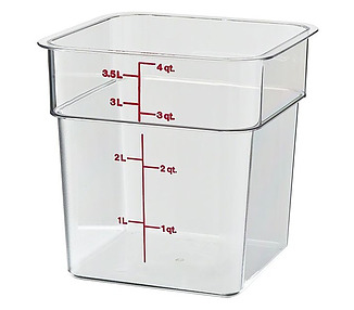 Camsquare Food Container Clear 3.8Ltr