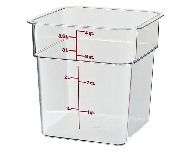 Camsquare Food Container Clear 3.8Ltr