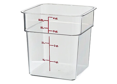 Camsquare Food Container Clear 3.8Ltr