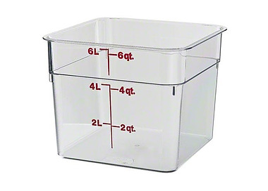 Camsquare Food Container Clear 5.7Ltr