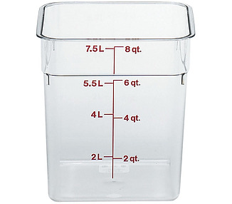 Camsquare Food Container Clear 7.6Ltr