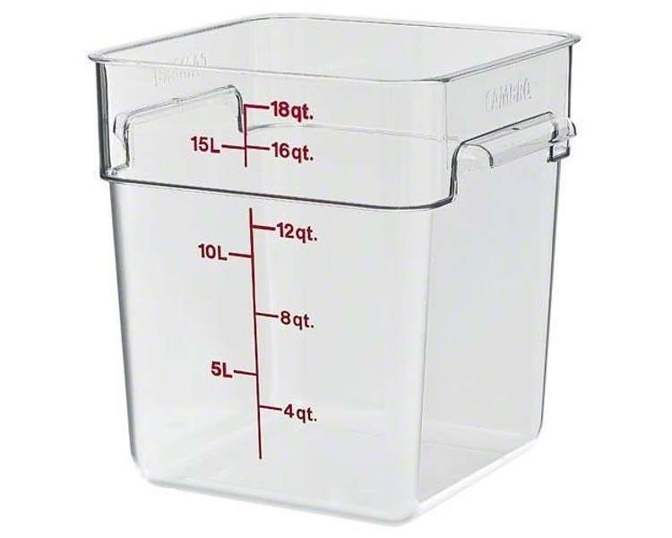 Camsquare Food Container Clear 17.2Ltr