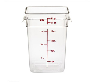 Camsquare Food Container Clear 20.8Ltr