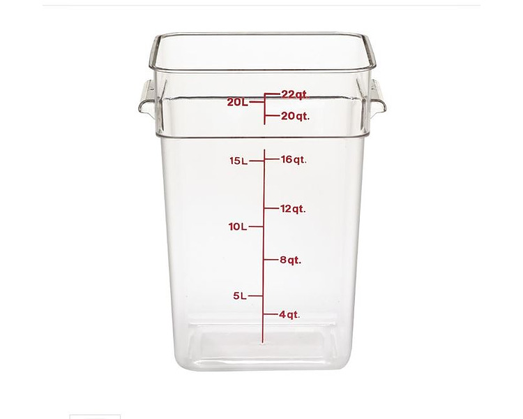 Camsquare Food Container Clear 20.8Ltr