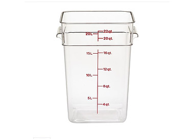 Camsquare Food Container Clear 20.8Ltr