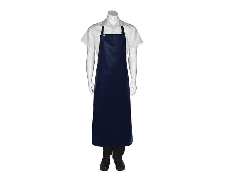 Apron Bib PVC Long Black 120cmL x 89cmW