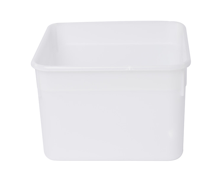 Plastic Square Container & Lid Natural 3.15Ltr