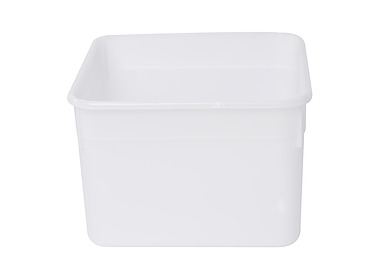 Plastic Square Container & Lid Natural 3.15Ltr