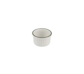 NMC Ramekin Ribbed Homestead Olive 60 x 35mmH 12/Ctn