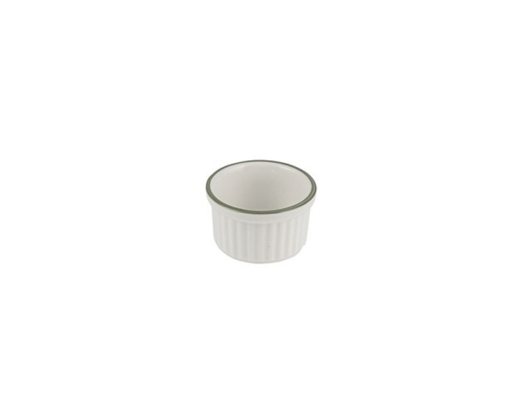 NMC Ramekin Ribbed Homestead Olive 60 x 35mmH 12/Ctn