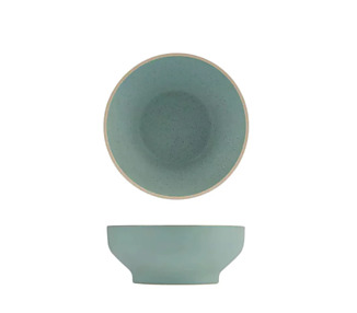 Luzerne Mod Round Bowl Frosted Blue 182mm 4/Pkt