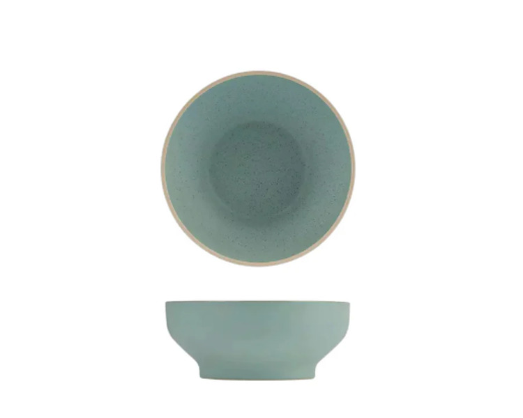 Luzerne Mod Round Bowl Frosted Blue 182mm 4/Pkt