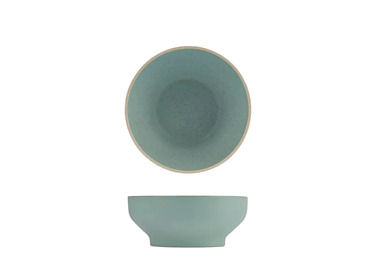 Luzerne Mod Round Bowl Frosted Blue 182mm 4/Pkt