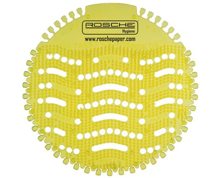 Urinal Mat Diamond Lemon Yellow 12/Pkt 144/Ctn