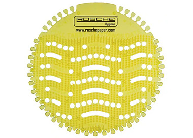 Urinal Mat Diamond Lemon Yellow 12/Pkt 100/Ctn