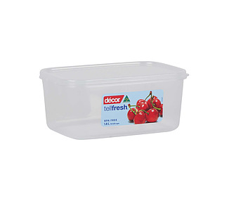 Decor Oblong Container 1.8L 203 x 143 x 91mm 