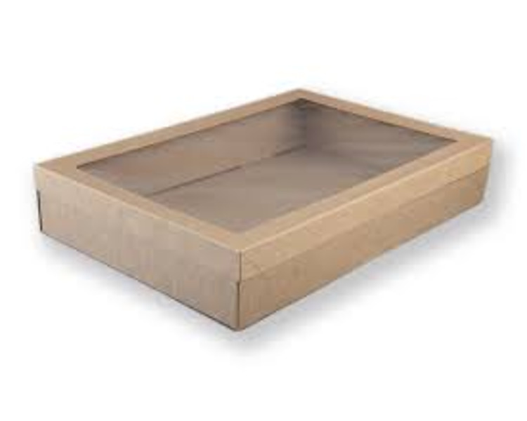 Catering Box Kraft Extra Large 450 x 310 x 80mm 50/Ctn Catering Box Kraft Extra Large 450 x 310 x 80mm 50/Ctn
