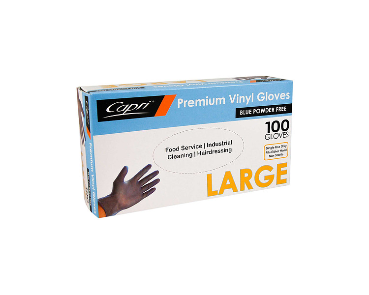 Glove Blue Powder Free Large 100/Pkt Glove Blue Powder Free Large 100/Pkt