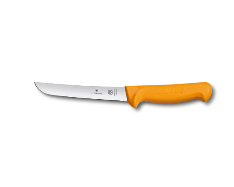 Yellow Victorinox Swibo Boning Knife Curved Wide Blade 16cm Yellow Victorinox Swibo Boning Knife Curved Wide Blade 16cm