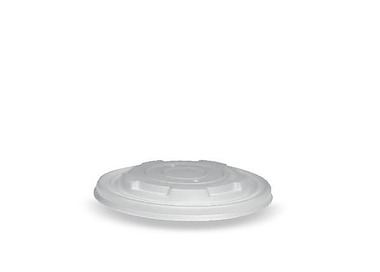 Flat Lid CPLA To Suit Bamboo Bowl 12oz 500/Ctn