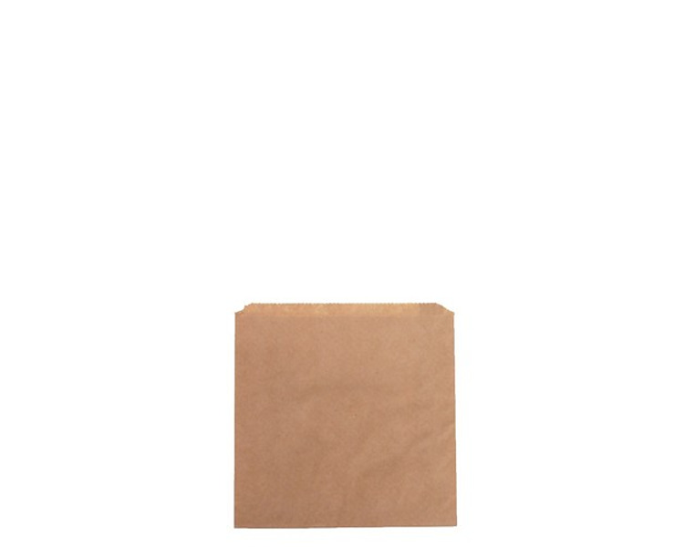 Paper Bag Brown Greaseproof 180 x 180mm 500/Pkt Paper Bag Brown Greaseproof 180 x 180mm 500/Pkt
