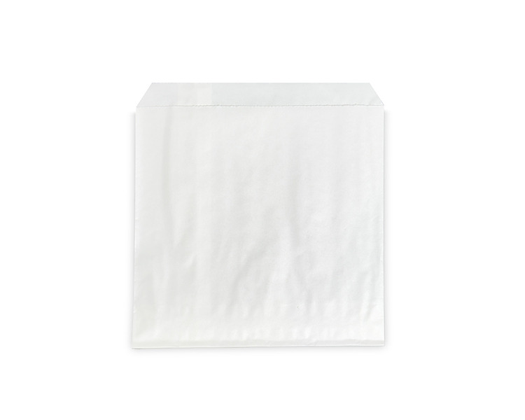 Paper Bag White Greaseproof 140 x 135mm 500/Pkt Paper Bag White Greaseproof 140 x 135mm 500/Pkt