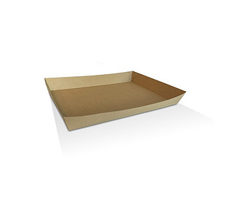 Pac Trading Catering Tray Kraft Large 560 x 255 x 80mm 50/Ctn