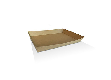Pac Trading Catering Tray Kraft Large 560 x 255 x 80mm 50/Ctn