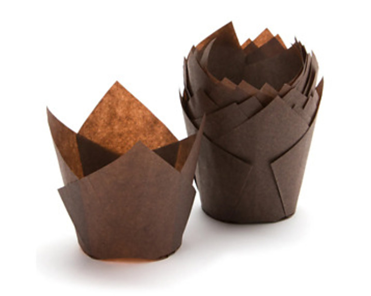 Muffin Wrap Confeta Parchment Chocolate 60 x 55mm 5000/Ctn Muffin Wrap Confeta Parchment Chocolate 60 x 55mm 5000/Ctn