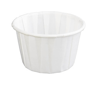 Paper Sauce Pot Recyclable White 2oz 250/Pkt
