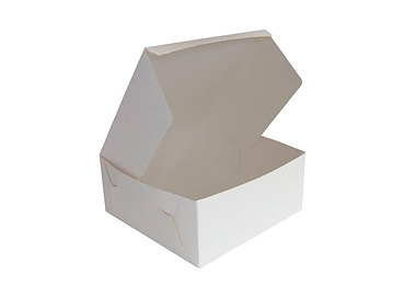 Cake Box White 8 x 8 x 4" 100/Pkt