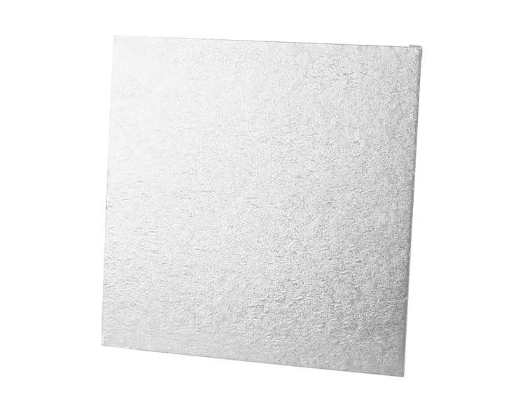 Cake Board Square Std Silver 12 Inch 50/Pkt