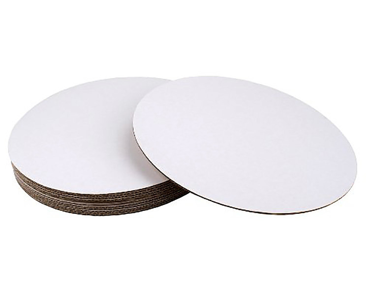 Top Board Round 2mm White 193mm 50/Pkt