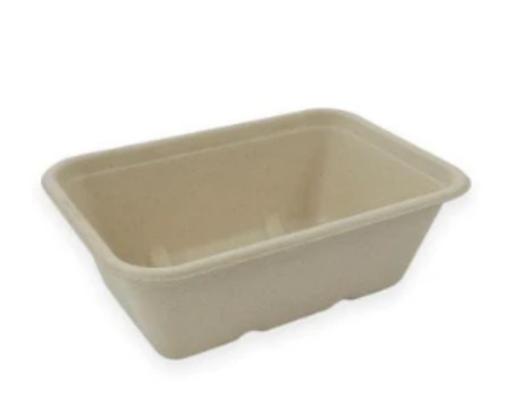 Container Takeaway Sugarcane Natural 750ml 400/Ctn Container Takeaway Sugarcane Natural 750ml 400/Ctn