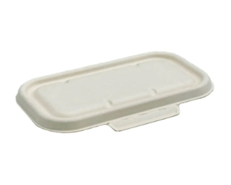 Container Sugarcane Lid PET Suits 500/650/750ml Base 400/Ctn