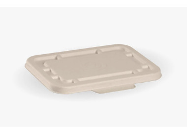 Container Lid Sugarcane Natural Suits 500/650/750ml Base 400/Ctn