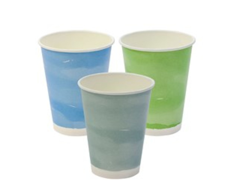 PLAnet Cold Cup 12oz 390ml Watercolours 1000/Ctn PLAnet Cold Cup 12oz 390ml Watercolours 1000/Ctn