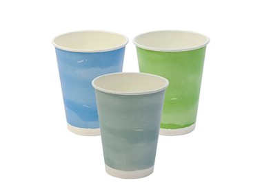 PLAnet Cold Cup 12oz 390ml Watercolours 1000/Ctn