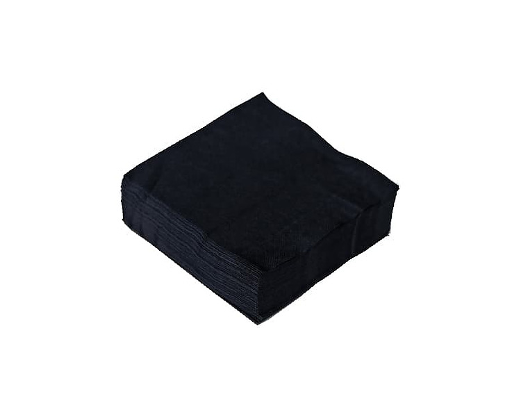 Dinner Napkin 2Ply 1/4 Black 1000/Ctn Dinner Napkin 2Ply 1/4 Black 1000/Ctn