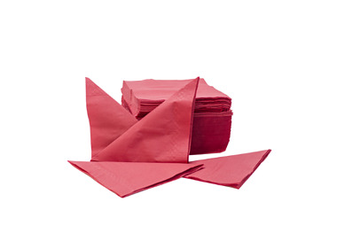 Dinner Napkin Qtr Fold Red 1000/Ctn