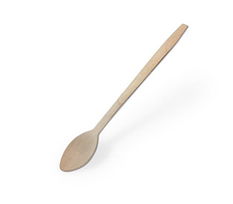 Wooden Tall Teaspoon 200mm 1000/Ctn