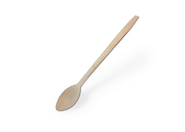 Wooden Tall Teaspoon 200mm 1000/Ctn