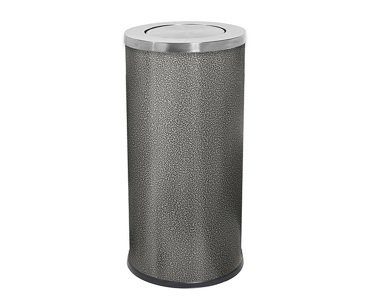 Bin Swing Top Hammertone Grey 62Ltr 1/Ctn