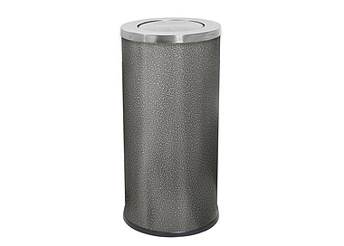 Bin Swing Top Hammertone Grey 62Ltr 1/Ctn